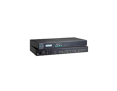 Moxa NPort 5610-16 - 16 port device server, 10/100M Ethernet, RS-232, RJ-45 8pin, 15KV ESD, 100V or 240V by MOXA